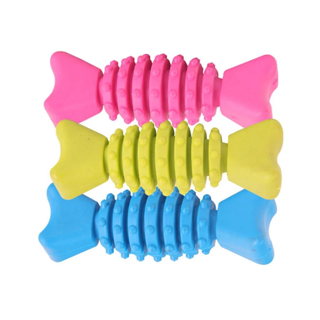 3 Stück / Packung Dog Chew Toys Beißen TPR Interessante Ausbildung Hundespielzeu
