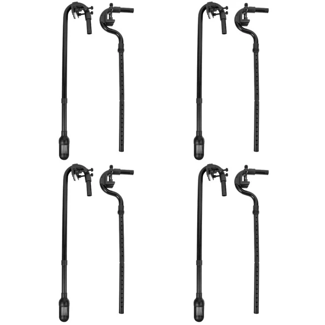 4 Sets Tuyau D'évacuation En Plastique Pour Aquarium De Sortie