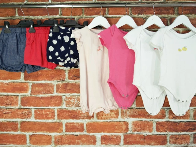 PACCHETTO BABY BAMBINA ETÀ 12-18 MESI NEXT GAP ecc PANTALONCINI BODY SET TUMPER 86CM