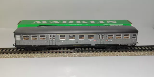 MARKLIN H0 : 4043 carrozza passeggeri SNCF con interni in scatola originale 1963