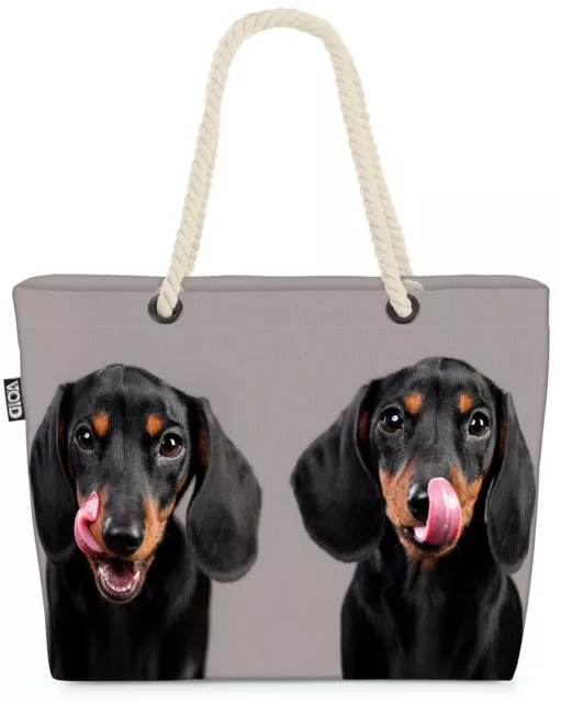 VOID Tasche Dackel Dackel Dachshund Jagdhund Teckel Welpe Hund Haustier