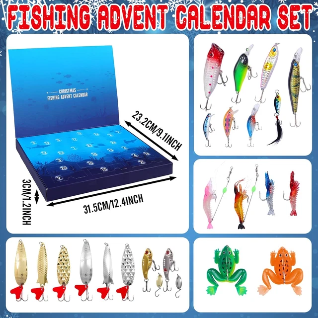Angel Calendario Dell'Avvento 2024 Per Pescatori - 24 Esche Da Pesca Per Il Conto Alla Riscossa Di Natale - 5