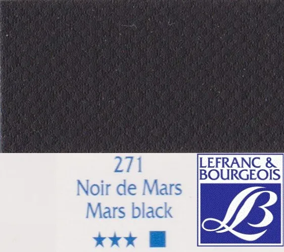 Olio Fine Lefranc & Bourgeois tubetto da 150 ml. Nero di Marte cod. 271 2