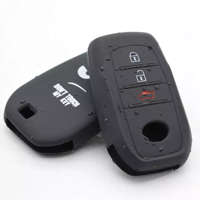 For Toyota Hilux Land Cruiser Fortuner Silicone Key Fob Case Cover Remote Key AU