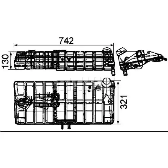 Ausgleichsbehälter Kühlmittel MAHLE CRT 48 000S Kühlung