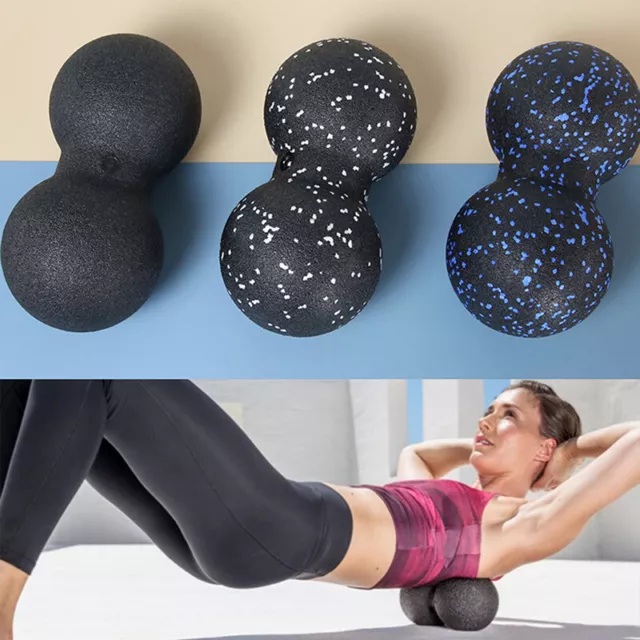 Women Yoga Foam Roller Peanut Ball Yoga Block Peanut Massage Ball Muscle Re;d'
