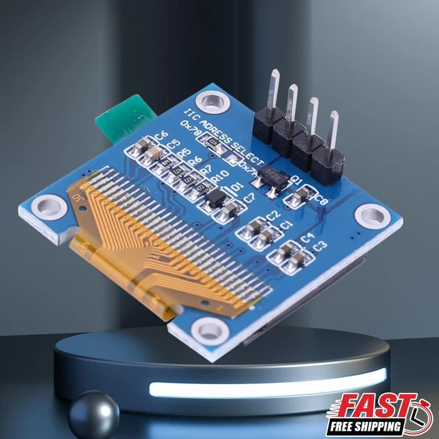 Display 128x64 Per Arduino Display OLED 0.96 Pollici I2C 128x64 Per Arduino - Bianco, Compatibile Con SSD1306 Oled 128x64 Bianco - 7