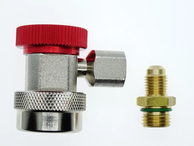 R134A AC Schnellkupplung Set - Klimaanlage Adapter Low High Side