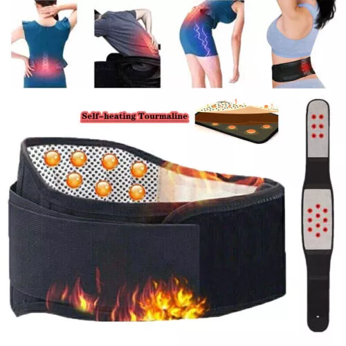 Unisex Magnetic Self Heating Orthopädie Band Lumbar Support Schmerzlinderung DEU