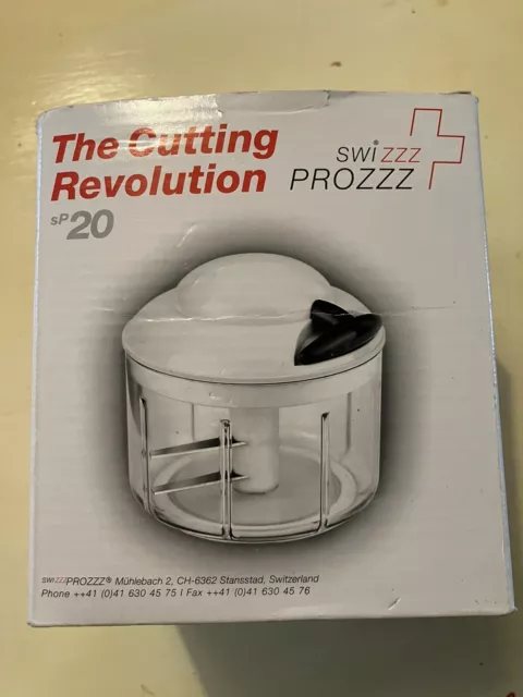 NEW Starfrit Swizzz Prozzz Food Chopper The Cutting Revolution SP 20