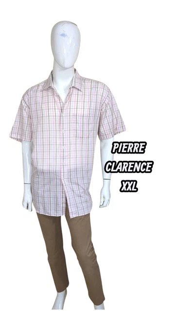 Chemise à carreaux Lacoste manches courtes orange et bleu marine taille M toute neuve - Vêtements