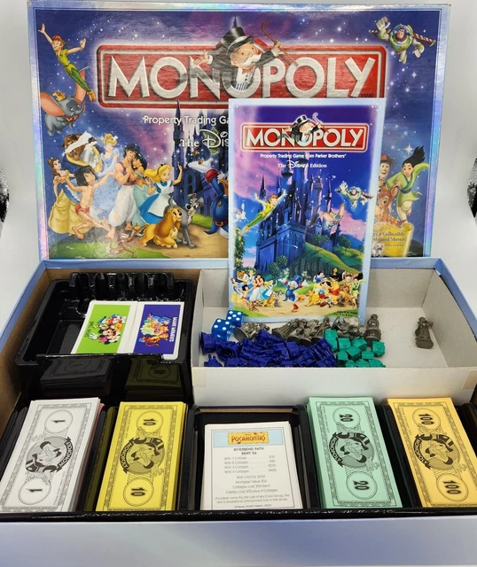 MONOPOLY THE DISNEY Edition Board Game Hasbro Collectible Disney Tokens