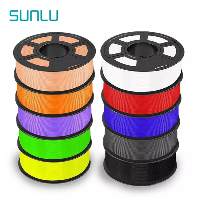 SUNLU 3D Printer Filament 1.75mm PLA PLA+ PETG SILK TPU 1KG/ 0.25KG Neat Spool