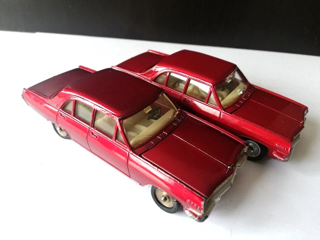 DINKY TOYS POCH réf 513 OPEL ADMIRAL rouge brique métalli... - 86298404-326