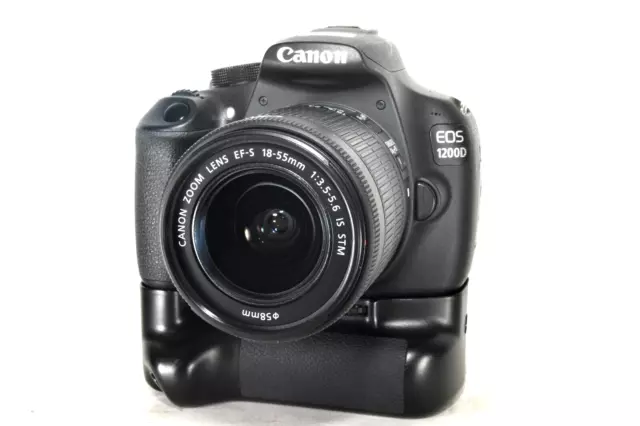 Canon EOS 1200D Digital SLR Camera w/ EF-S 18-55mm f/3.5-5.6 IS STM Zoom Lens