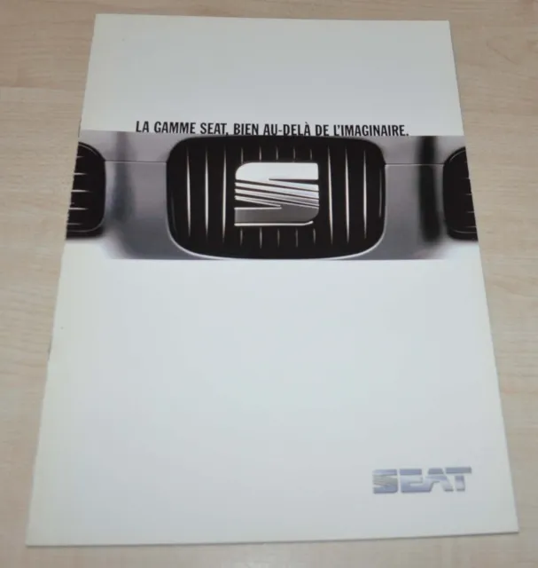 1998 1999 SEAT Model Range Brochure Prospekt Prospectus FR