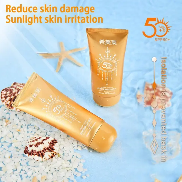 Protezione solare Spf 50 crema corpo viso protezione UV sbiancamento esterno 50 g A2T4