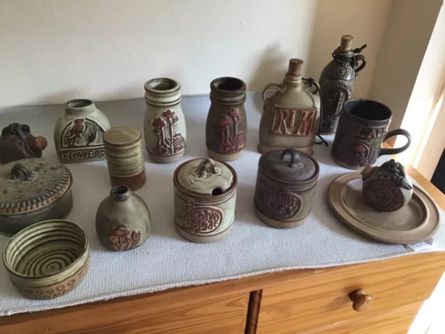 Vintage Job Lot Tremar Pottery 15 no.pieces.