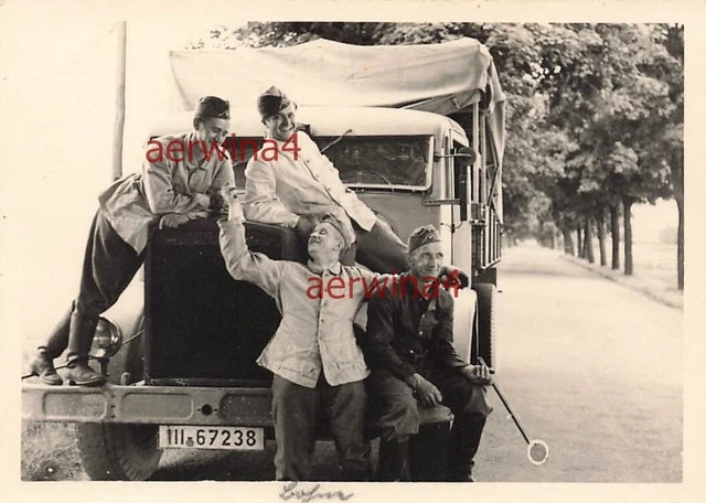 NACHRICHTENTRUPP MIT LKW Krupp 6,5t bei Rosenberg Schlesien EUR 3,99 ...