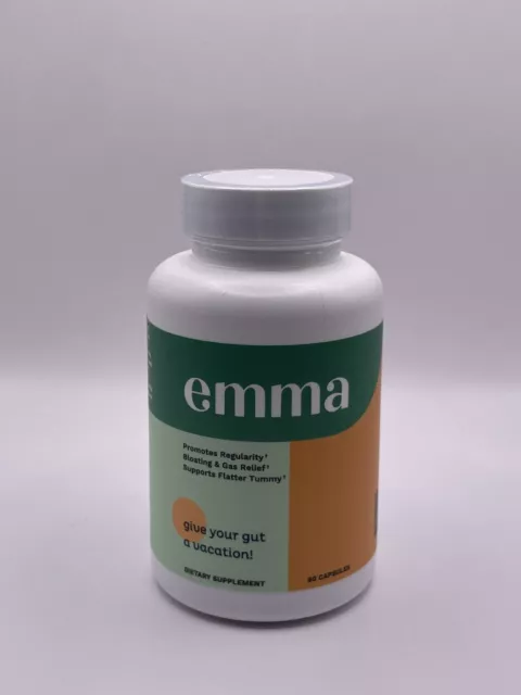 Emma Relief Supplement Konsciens Keto for Gut Bloating 60 Capsules Exp 8/2025