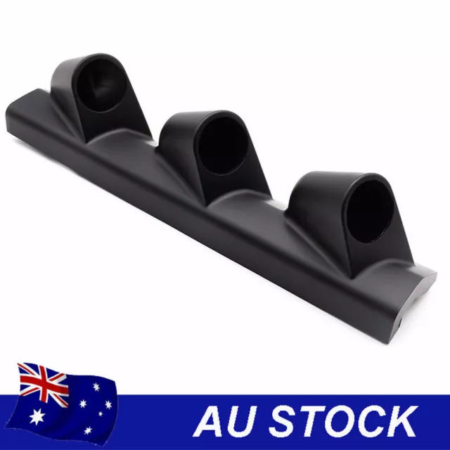 2" 52mm 3 Holes Gauge Holder Car Triple Dashboard Meter Mount A Pillar Pod Black