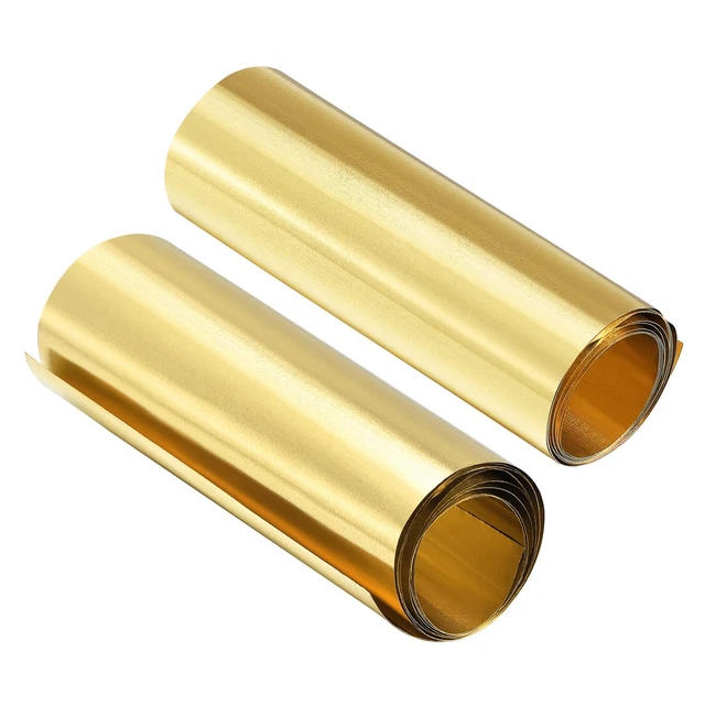 Rotolo Di Lamina Di Rame Winfox - 1000x100x0,2 Mm, Puro Al 99,9%, Per Artigianato E Riparazioni - Foto 1