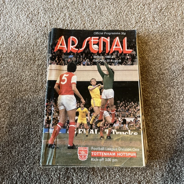 ARSENAL HOME PROGRAMMES 198081 Bundle £5.00 PicClick UK