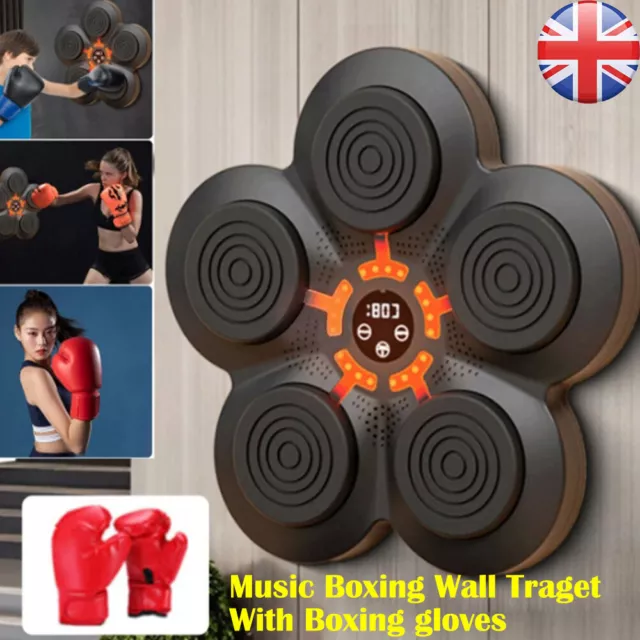 Boxing Training Target Wall Mount Bluetooth Music Indoor React Exercise Machine