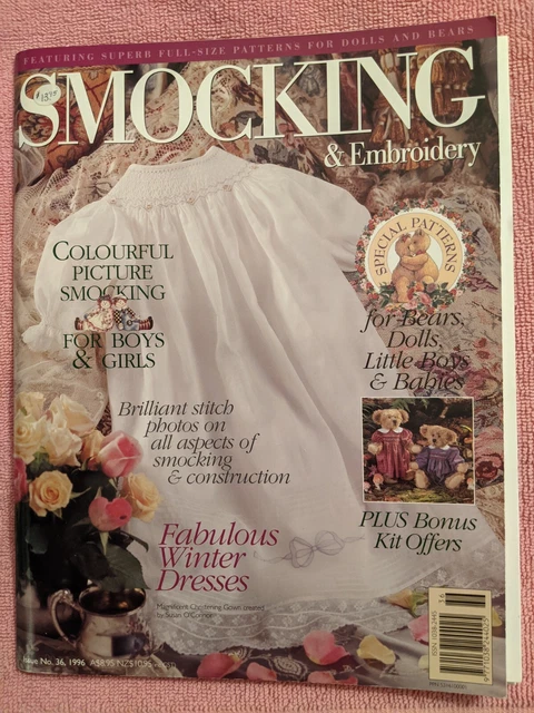 Revista australiana de esmoquin y bordado, número de edición 36, 1996, muy buen estado.