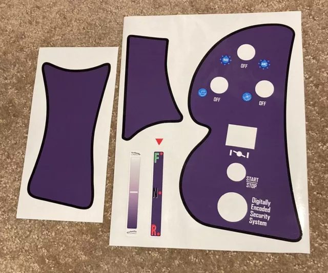 PURPLE SeaDoo Challenger Sportster Dash Shifter Trim Stickers Decal Sea Doo Boat