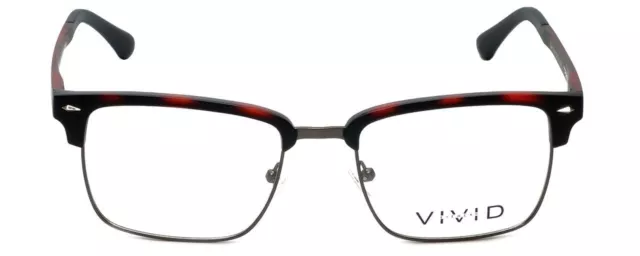 Calabria Viv Diseñador Gafas de Lectura Vivid-257 En Demi Rojo 52mm