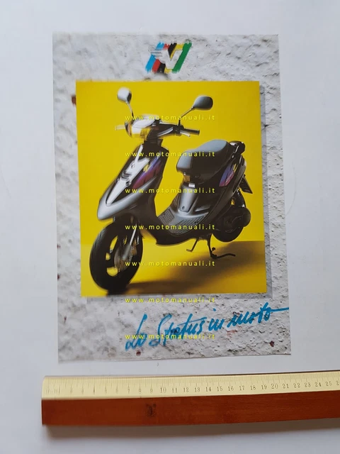 Villa GZ 50 scooter depliant italiano originale