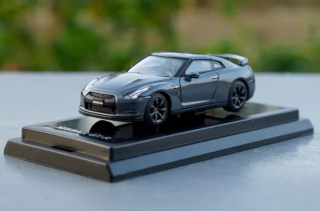 1/64 Nissan Skyline GT-R R35 Grey Diecast Car Model Toy Collection Gift NIB