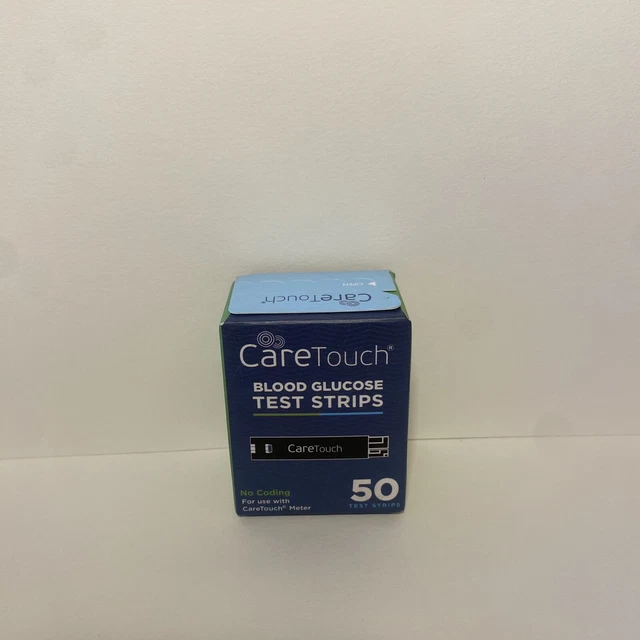 CARE TOUCH CT50 Blood Glucose Test Strips 50 count Exp 2024 23.00