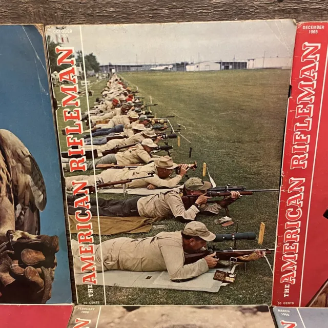 THE AMERICAN RIFLEMAN Magazine 1965-1966 Lot Of 13 Vintage NRA Gun ...