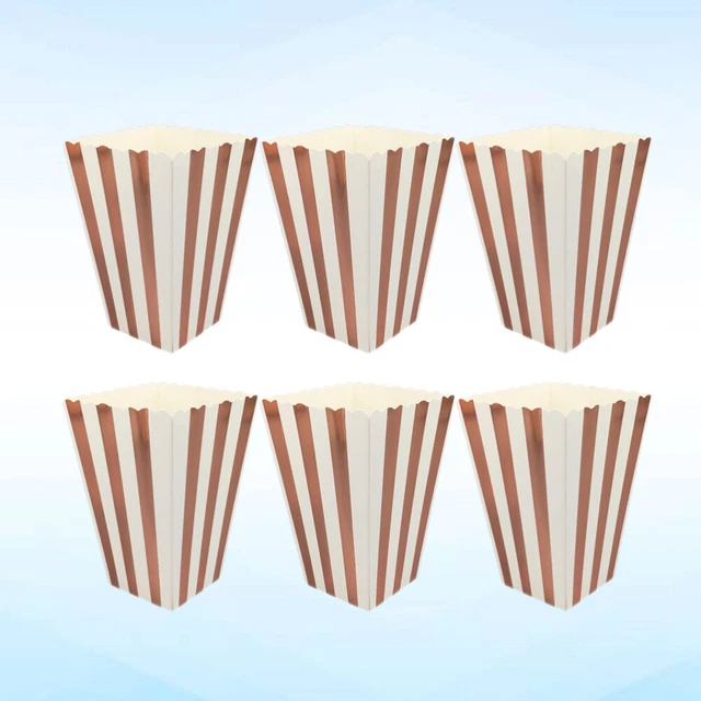 12 pz scatole popcorn scatola snack popcorn sacchetti supporto popcorn