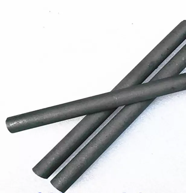 2 pieces diameter. 13mm L 200mm 99.99% Graphite Electrode Cylinder Rod