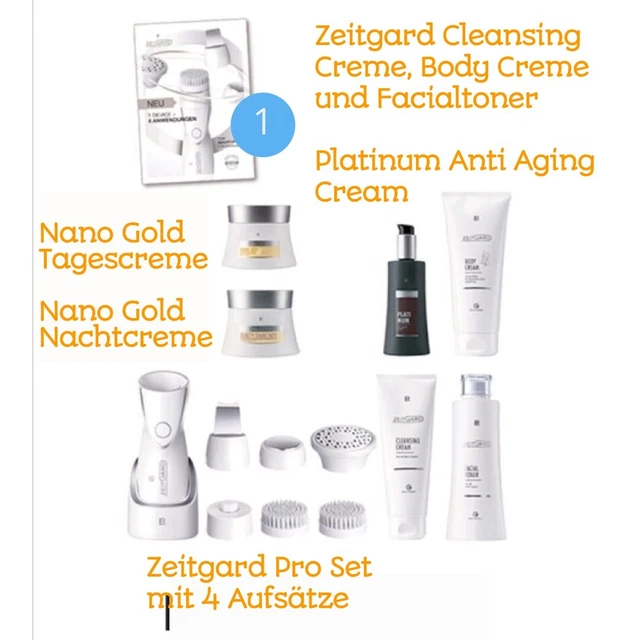 ZEITGARD Pro Komplett-Set – 4-in-1 Hautpflegegerät Mit Ultraschall & Oszillation, Inkl. Parfümzerstäuber