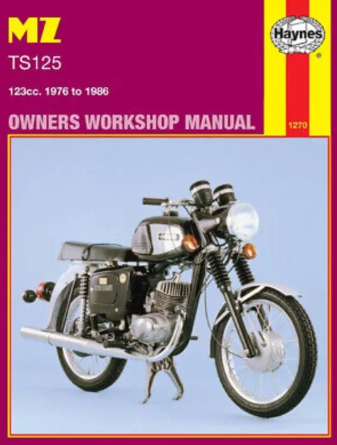 Haynes Manual Mz Ts125 Alpine & Luxus 1976-86 Ts 125