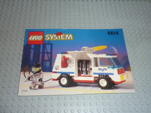 Notice Building instruction booklet LEGO City Set 6614-1: Launch Evac 1