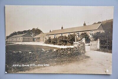 Postcard Great Hucklow Derbyshire Holiday Homes Cabin Chalets Real Photo 