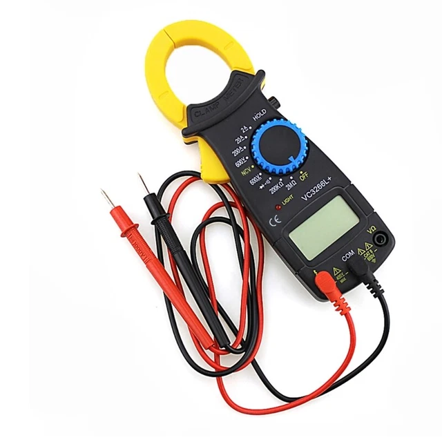 New Digital Clamp Multimeter AC for Volt Voltage Amp Ohm Electronic Tester Me 3