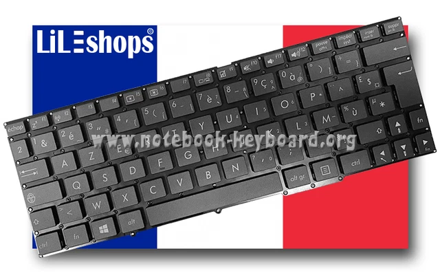 Clavier AZERTY Français Pour Asus - Référence MP-11G36F0-698W - Neuf Sous Blister