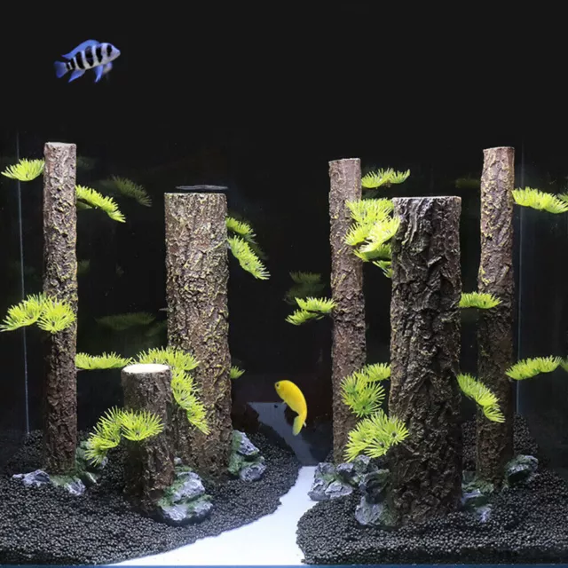 Driftwood Artificial Trunk Aquarium Fish Tank Tree Branch Landscape Home Decor-