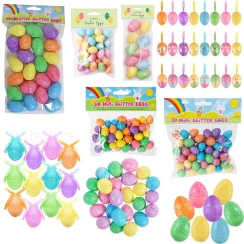 Pascua Purpurina Huevos Decoración, Capó Artes y Manualidades, Caza - Elegir