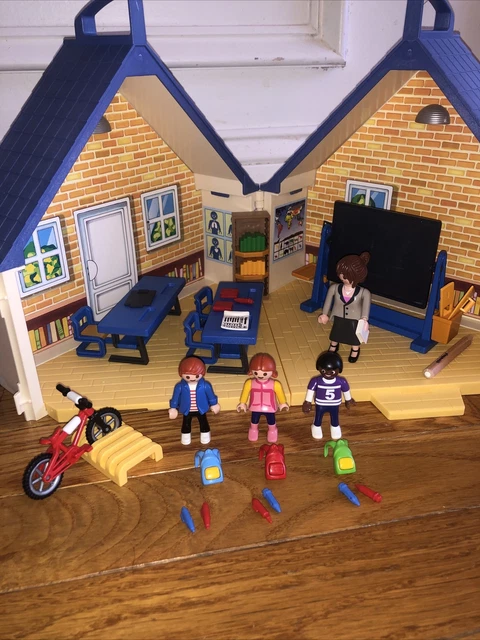 PLAYMOBIL #5662 TAKE Along School City Life EUC pretend play