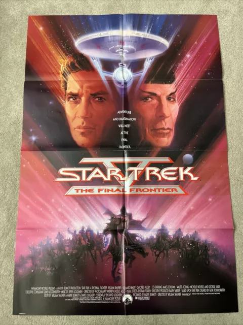 Star Trek V: The Final Frontier (1989) Original US One Sheet Movie Poster