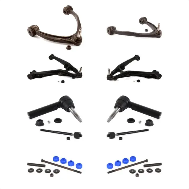 Front Control Arms Lower Ball Joints Tie Rods Link Sway Bar Kit (10Pc KTR-103537