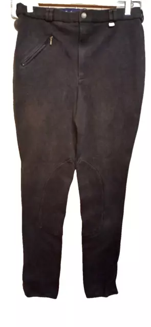 32"W Black Shires Pferd Pony Glücklich Hacker Übungssattel Reiten Jodhpurs