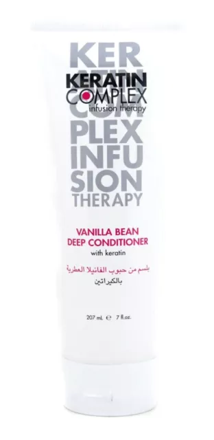 LOT OF 2 Keratin Complex Infusion Therapy Vanilla Bean Deep Conditioner 7 Fl Oz